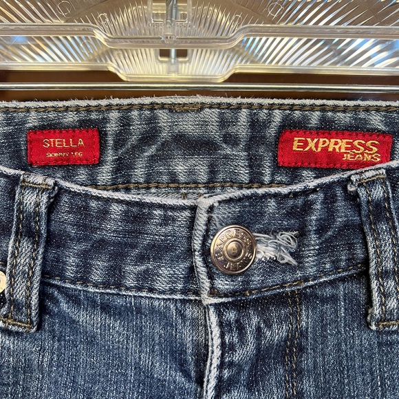 Express Stella skinny leg jean size 4 reg - Picture 5 of 6